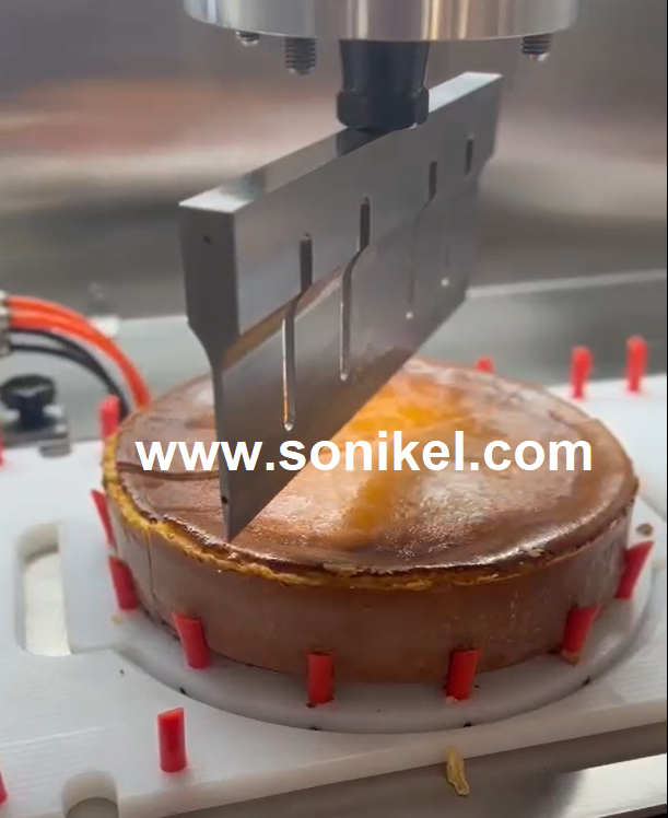 Frozen Cake Slicing with Ultrasonic - San Sebastian